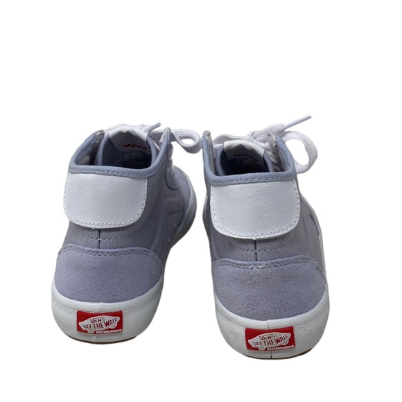 VANS Skate Lizzie Dusty Blue Shoe High Casual For Women Suede Canvas VN0A4BX1DSB - Picture 7 of 10